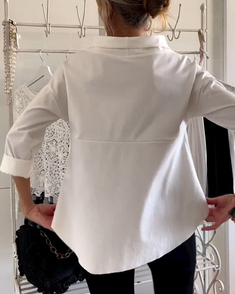 Stylish Ladies Top - Livia-White-S-The Livary