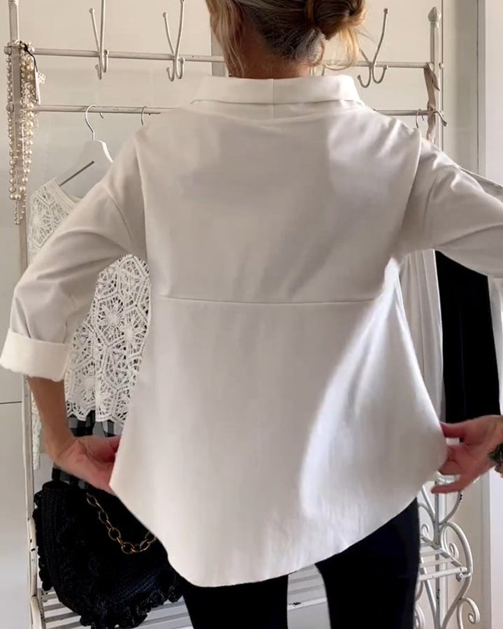Stylish Ladies Top - Livia-White-S-The Livary
