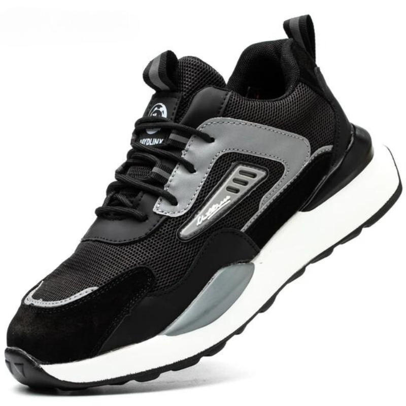 Sports Safety Shoes - FlexGuard-Black-3.5-The Livary