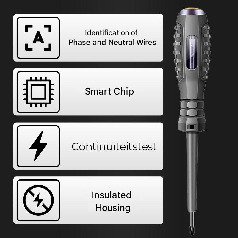 2-in-1 Screwdriver and Voltage Detector – SparkPro-Crosshead-The Livary