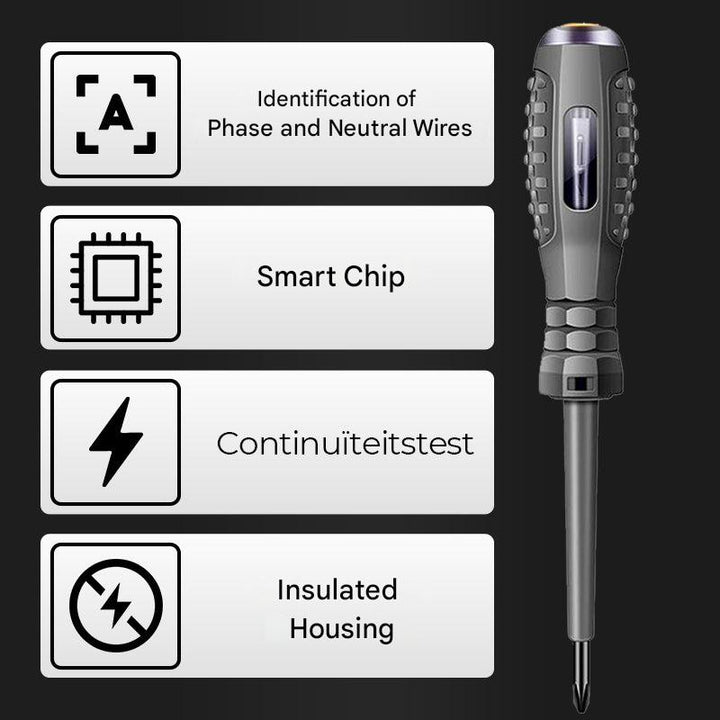 2-in-1 Screwdriver and Voltage Detector – SparkPro-Crosshead-The Livary