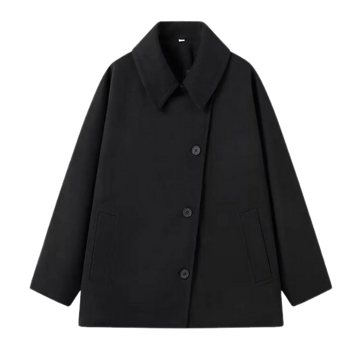 Oversized Women's Winter Coat - Mila-Black-XS-The Livary