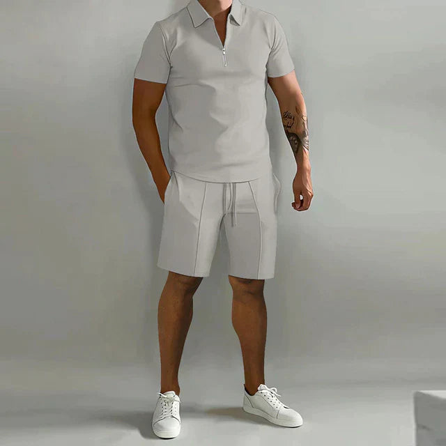 Luxury Men's Summer Set - Matteo-Grey-S-The Livary