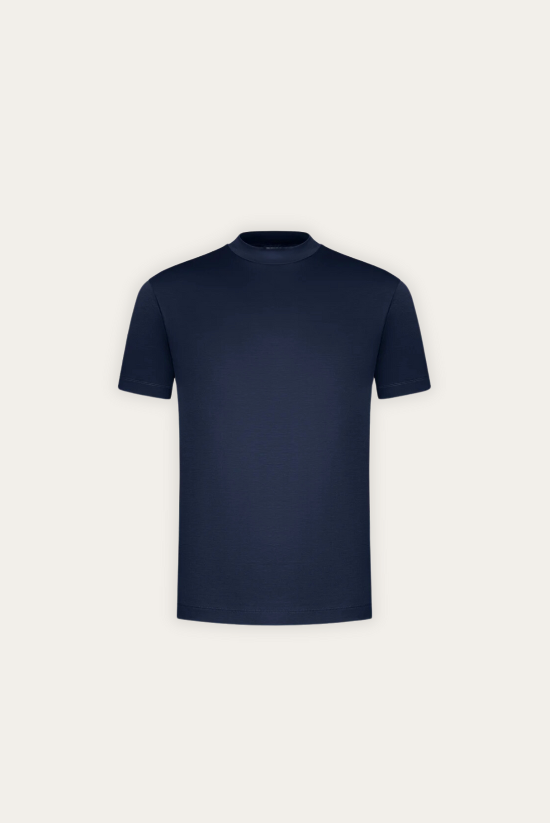 Stylish men's t-shirt made of mercerised cotton – Dario-Navy Blue-XS-The Livary