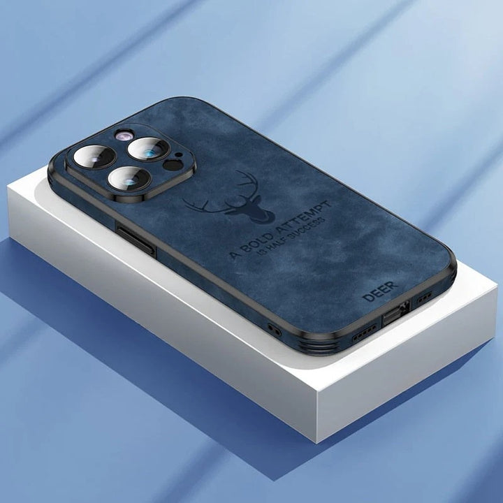 Luxury Deer Leather iPhone Case - Veltro