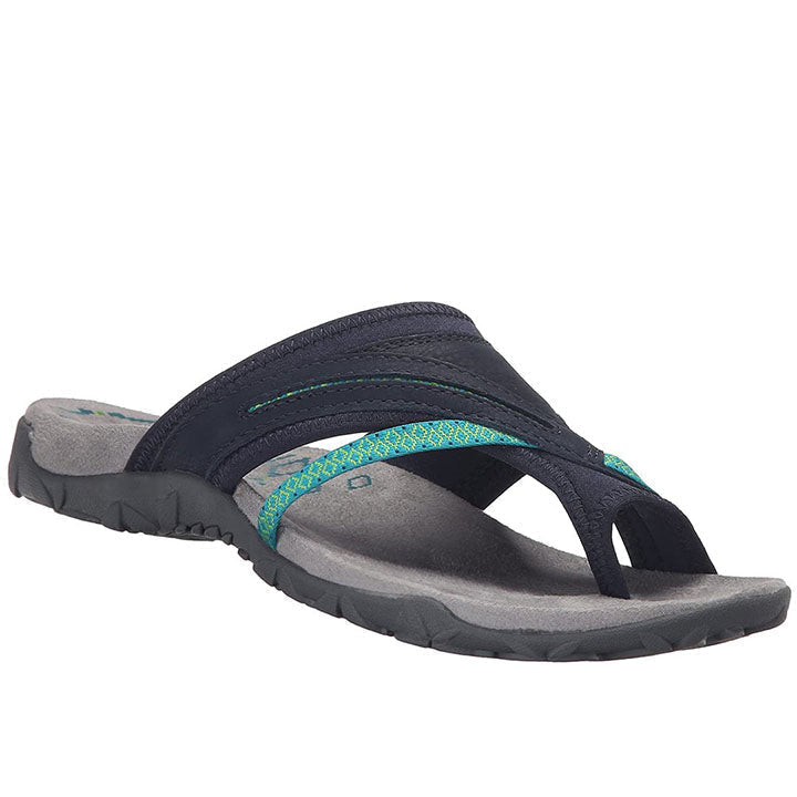 Summer Ladies T-Strap Slipper Sandals – Alina-Green-2.5-The Livary