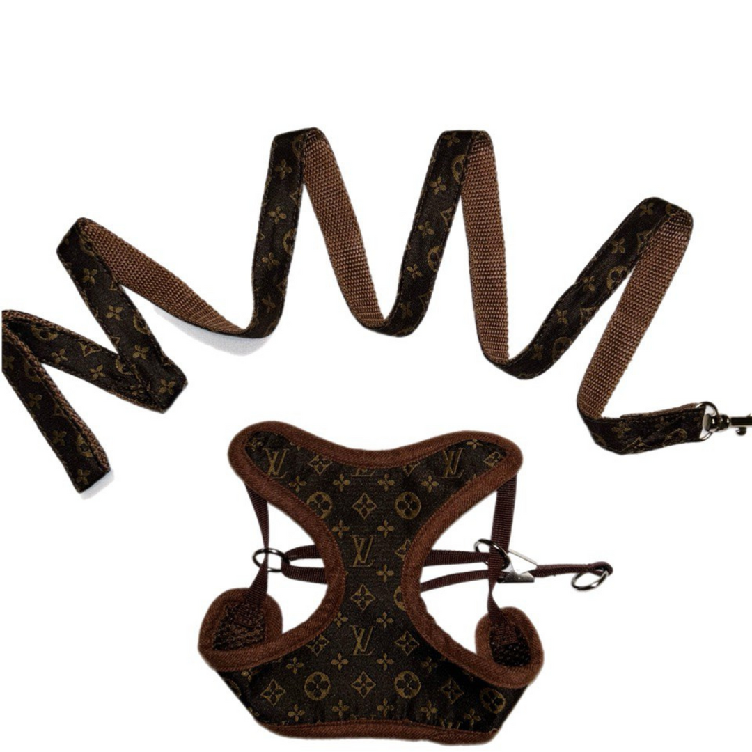 Dog Harness and Leash Set – PawLuxe-XS (1-1.5 kg)-The Livary