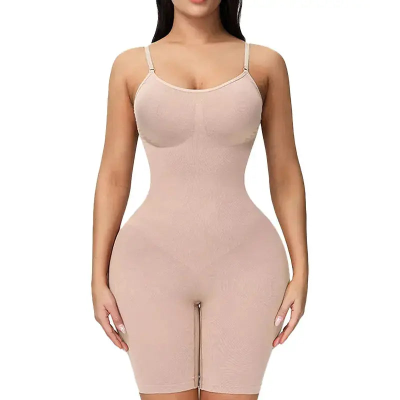 Shapewear Body with Hourglass Effect – Cintella-Beige-S-The Livary