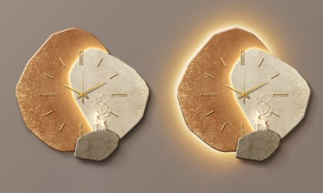 Minimalist Wall Clock in Scandinavian Design - NordiqTime-White-The Livary