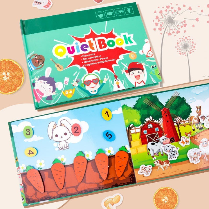Educational Busy Book for Children – LearnJoy-Transport-The Livary