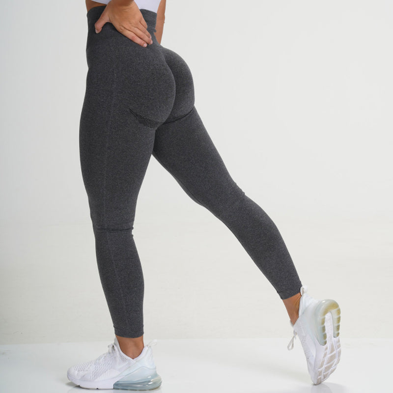 Butt-Lifting Ladies Leggings with High Waist - ElevateFit-Black-S-The Livary