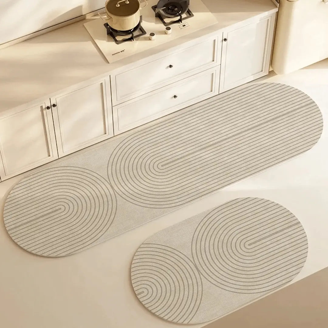 Absorbent Non-Slip Kitchen Mat - DryLane-Model B-40x60cm-The Livary