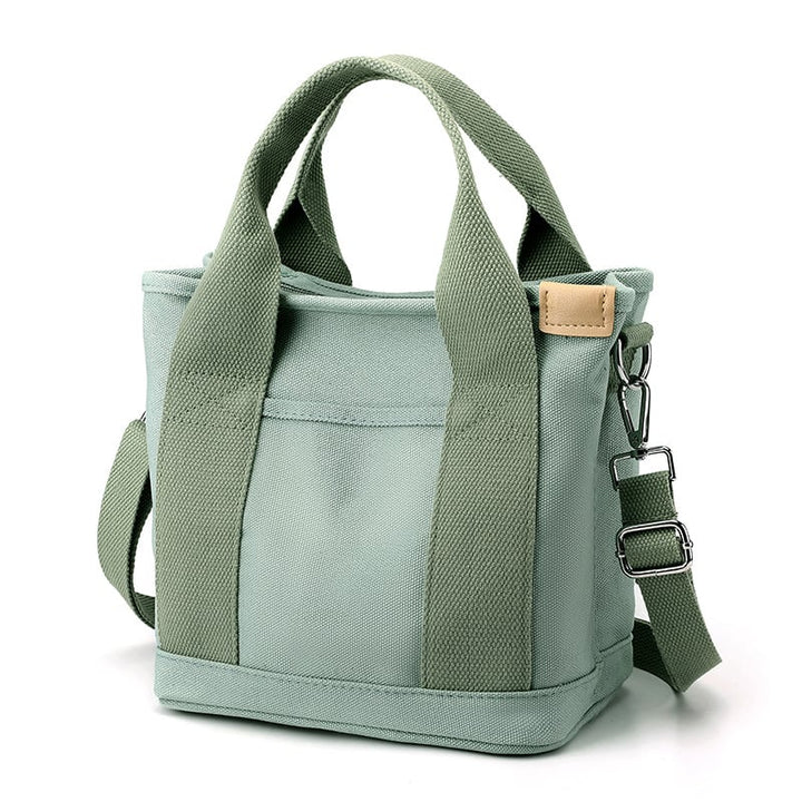 Canvas Tote Bag - Nia-Green-The Livary
