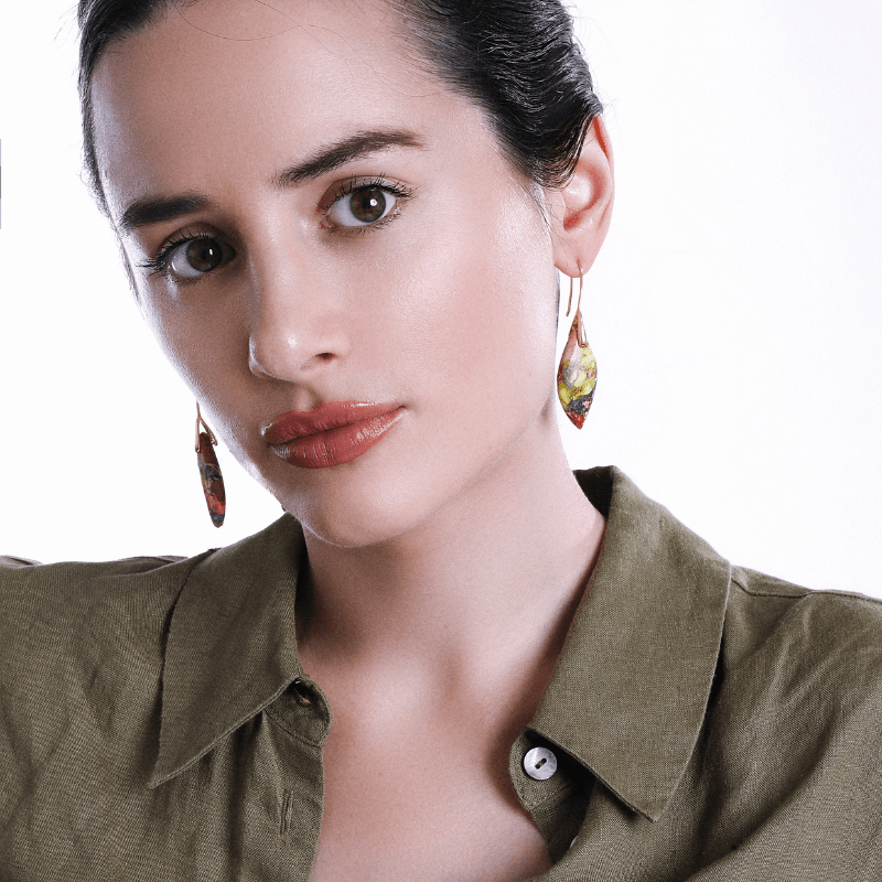 Regaliet Drop Earrings - Amaris-Gold-The Livary