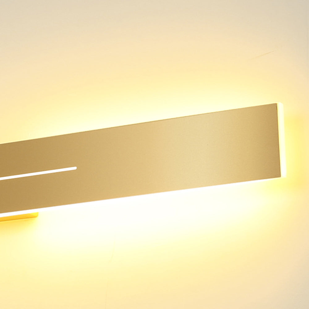 Modern LED Wall Lamp - LumièreGold-Black-L 23.62 in-Warm White-The Livary
