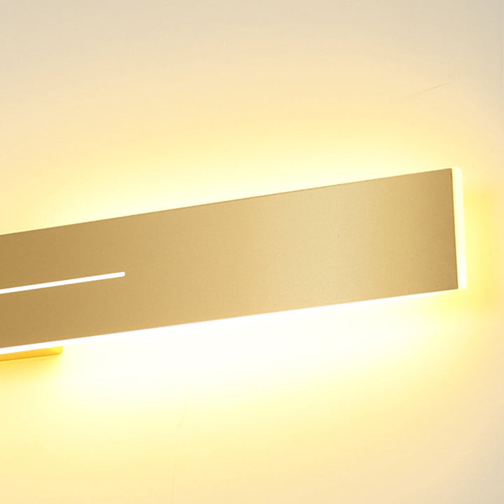 Modern LED Wall Lamp - LumièreGold-Black-L 23.62 in-Warm White-The Livary