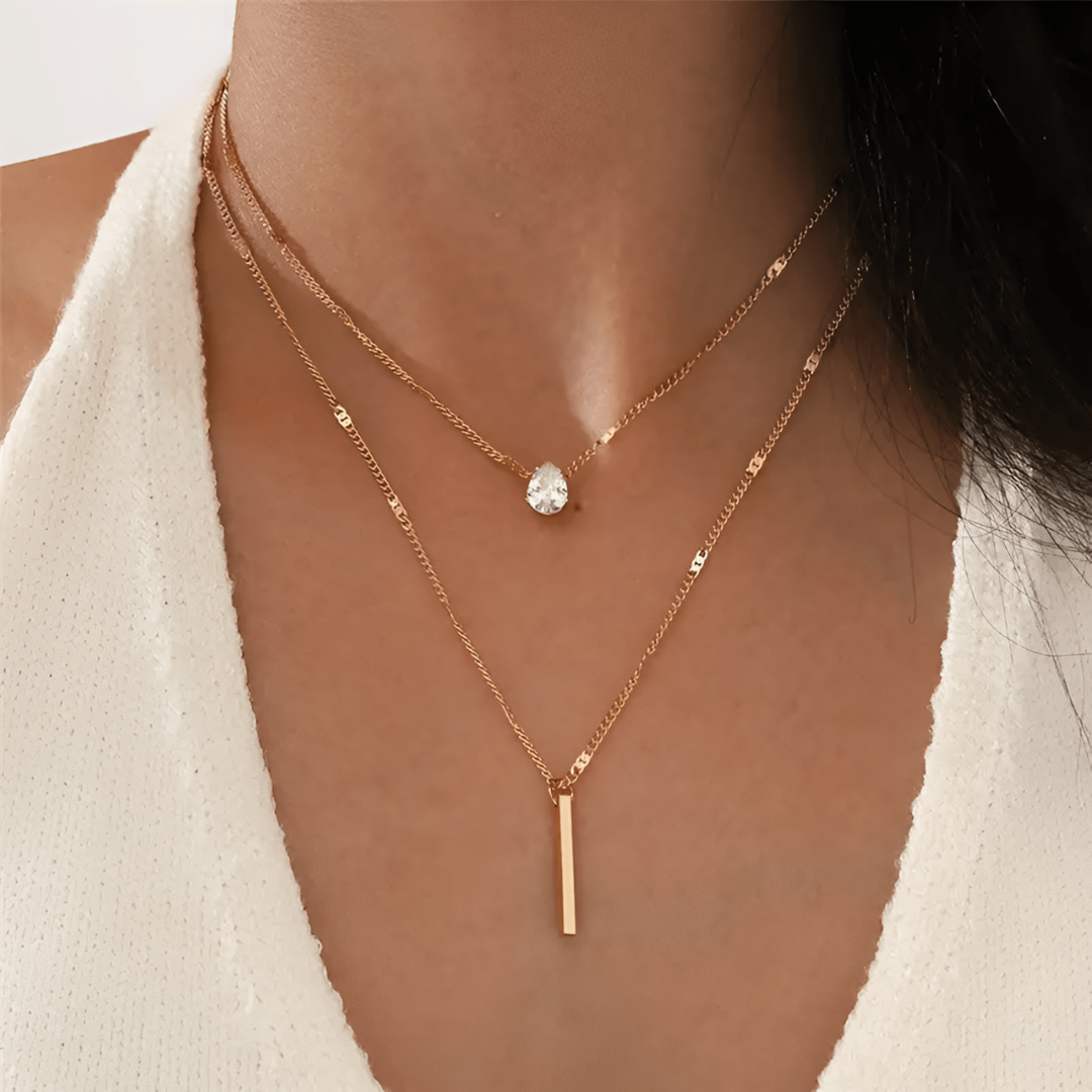 Glow Grid Chain - Lumia-Gold-The Livary