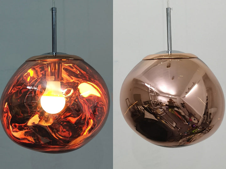 Modern LED Pendant Lamp – Lumaé-Rose gold-15CM-The Livary