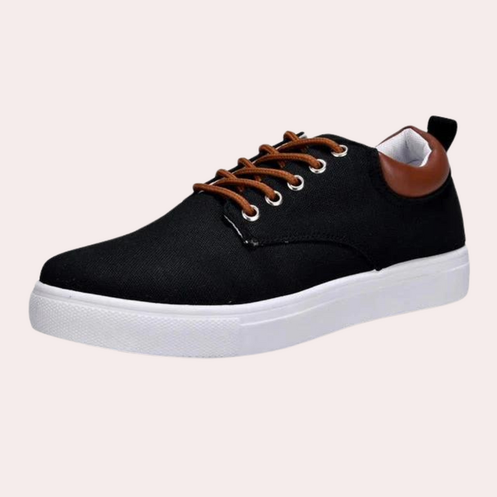 Comfortable orthopaedic men's shoes with support function for everyday use – Leon-Blue-6-The Livary