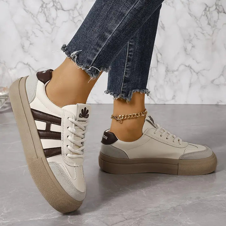 Fashionable Platform Sneakers for Women – Talia-Blue-3-The Livary