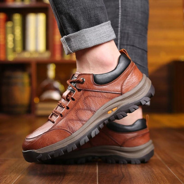 Sustainable Outdoor Shoe for Adventurers - Milo-Brown-5-The Livary