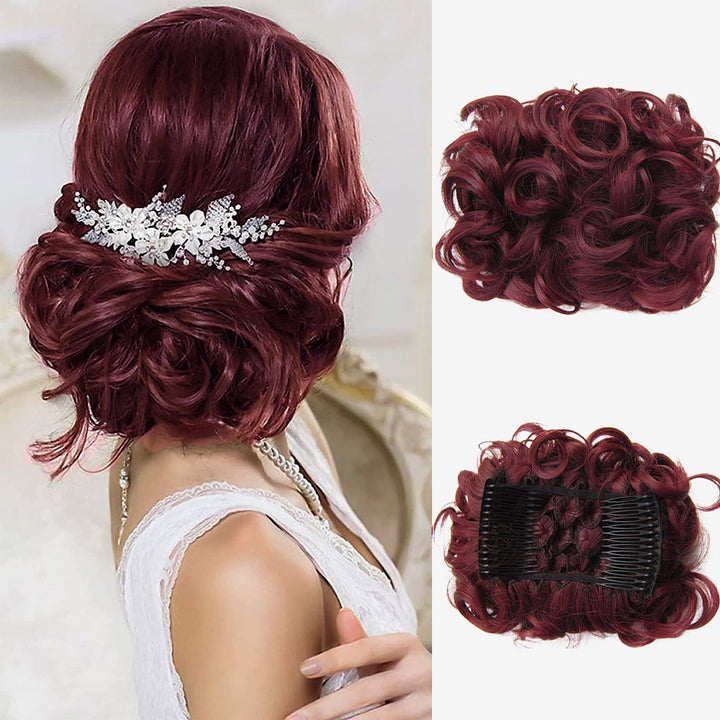 Curly Knot Hair Extension – FluffyFix-20#-The Livary