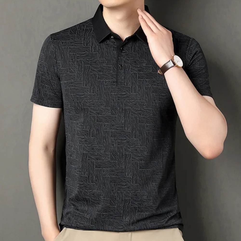 Casual Men's T-Shirt - Noah-Black-S-The Livary