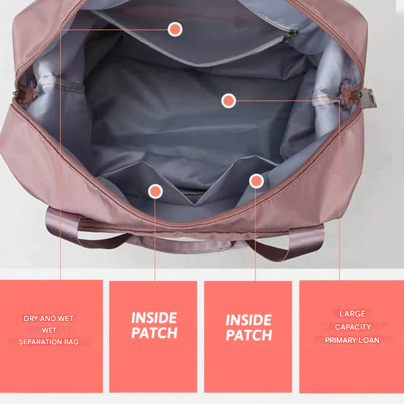 Foldable Travel Bag - FlexiCarry-Black-The Livary