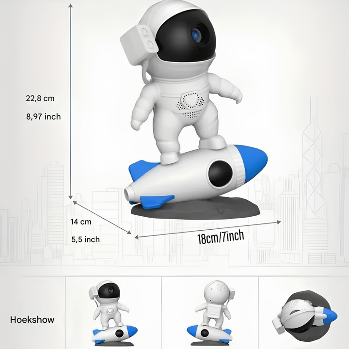 Astronaut Projector Lamp - AstroGlow-Milky Way Projection-The Livary