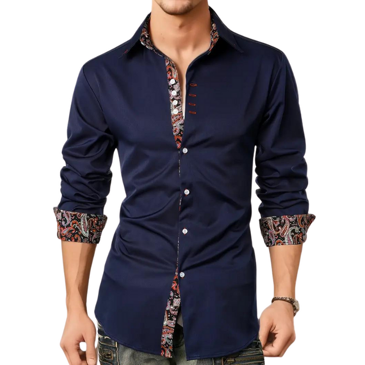 Elegant party shirt for men – Matteo-White-S-The Livary