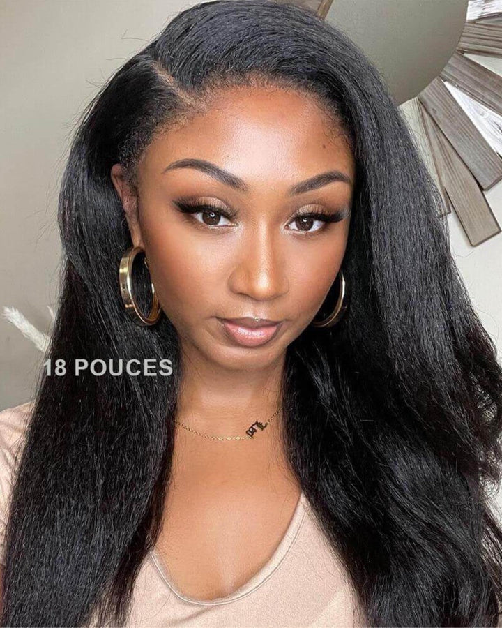Black HD Lace Wig with Curly Edges – Imani-The Livary
