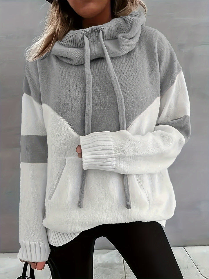 Comfortable Hoodie with Drawstring - Maya-Grey-S-The Livary