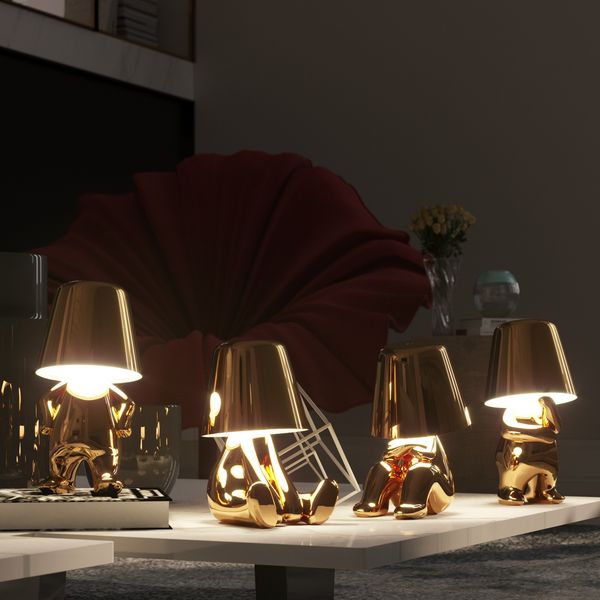 Lighting lamp for Thinkers - BrightMind-Gold-Mr. Wat-The Livary