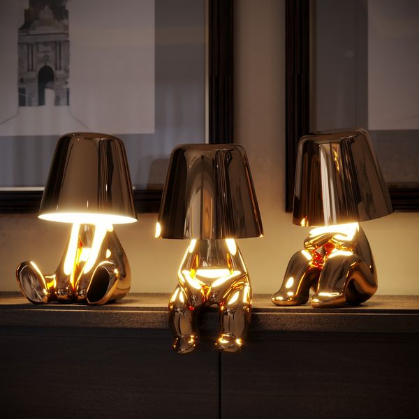 Lighting lamp for Thinkers - BrightMind-Gold-Mr. Wat-The Livary