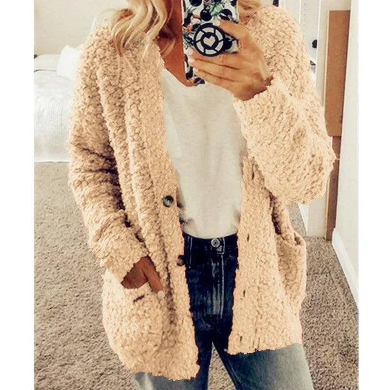 Comfortable Ladies Jacket - Lisa-Khaki-S-The Livary