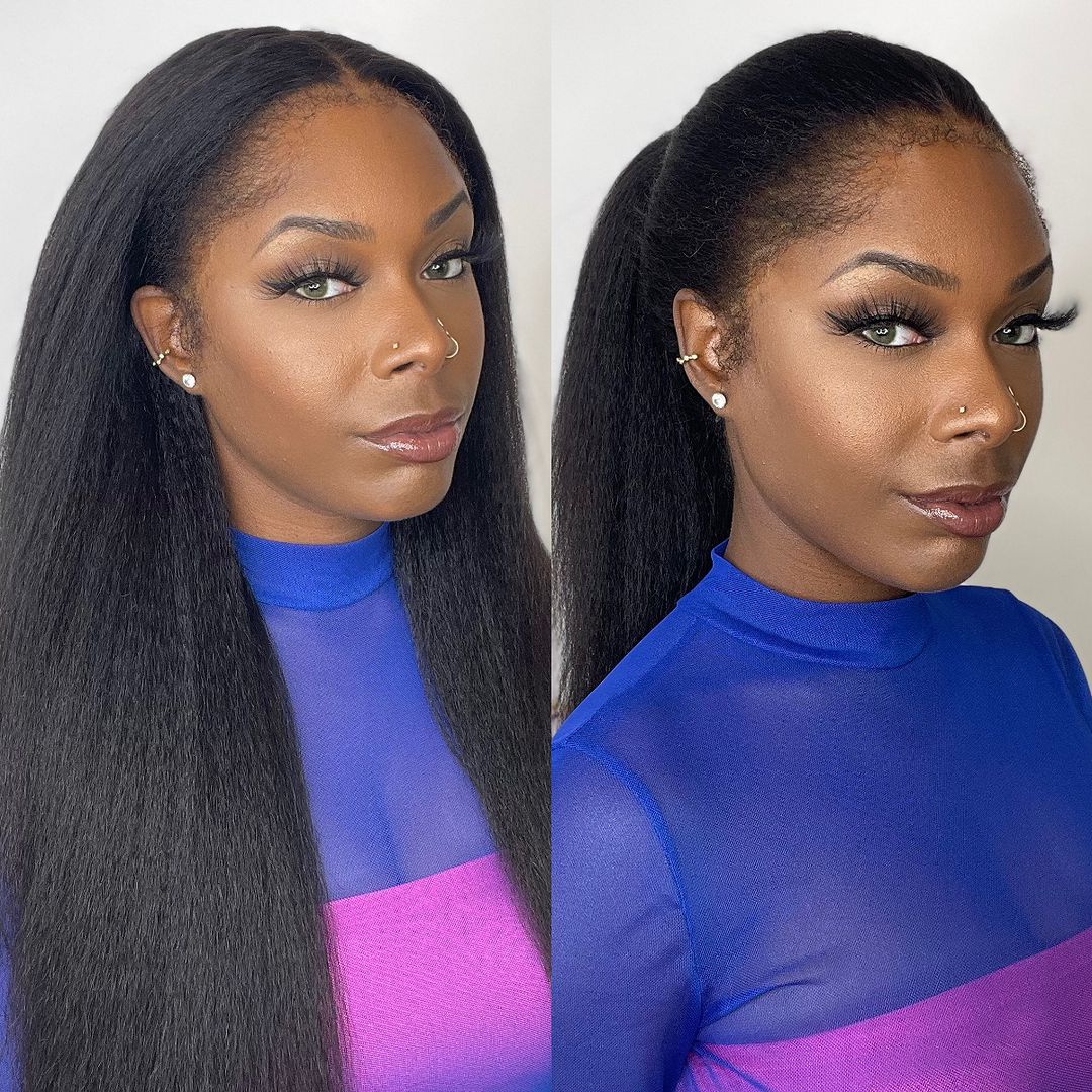 Black HD Lace Wig with Curly Edges – Imani-The Livary