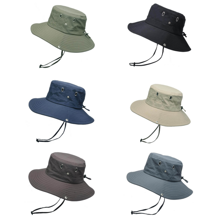 Water-repellent outdoor bucket hat with UV protection – ShieldFlex Pro-Green-The Livary