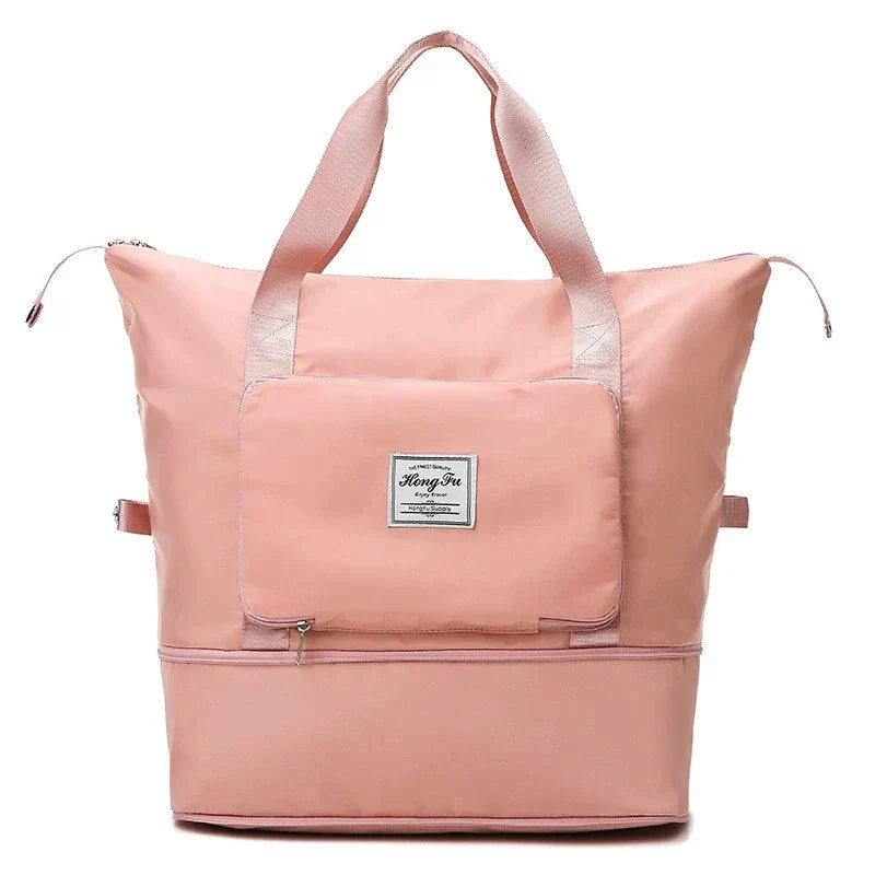 Foldable Travel Bag - FlexiCarry-Light pink-The Livary