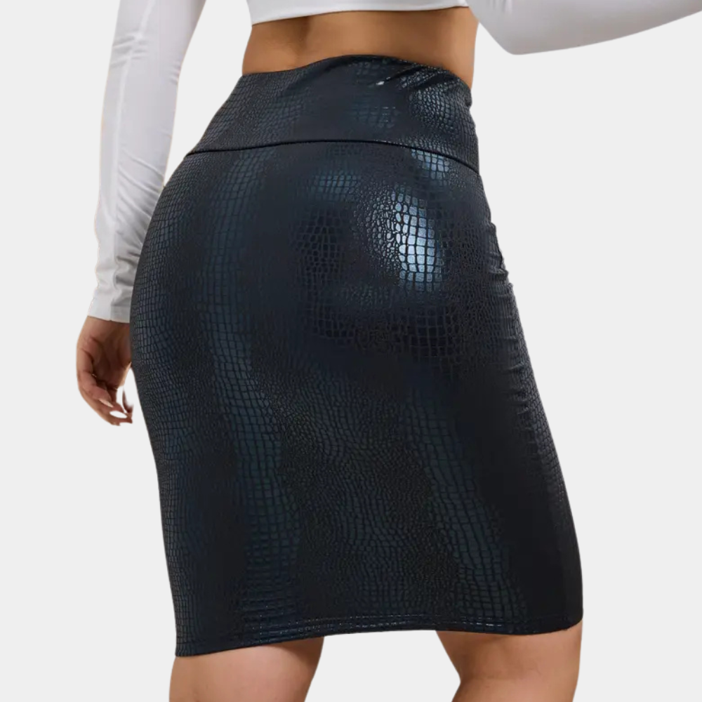 Stylish Pencil Skirt - Lena-Black-XS-The Livary