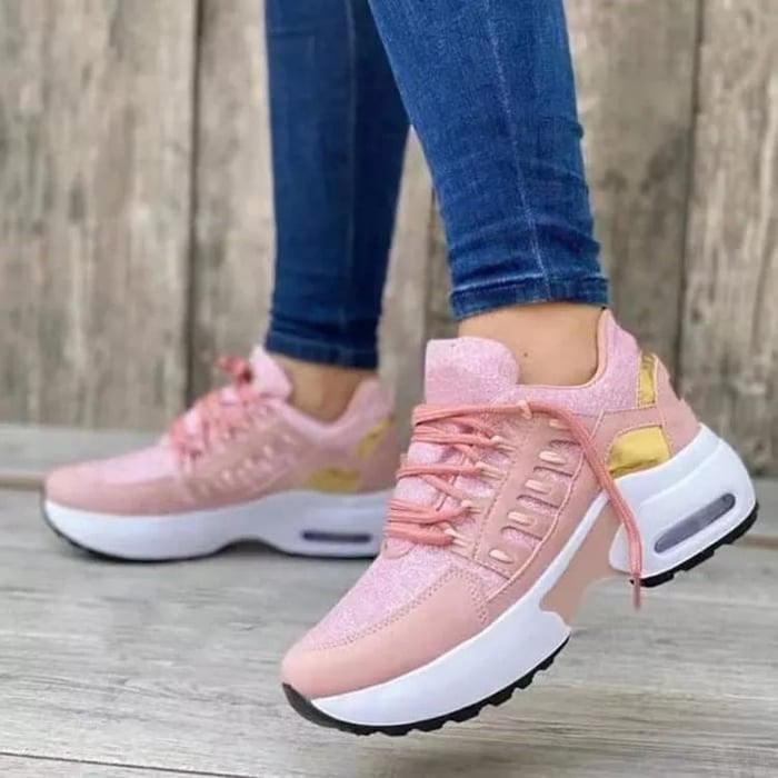 Trendy Orthopaedic Comfort Shoes - Livia-Pink-2.5-The Livary
