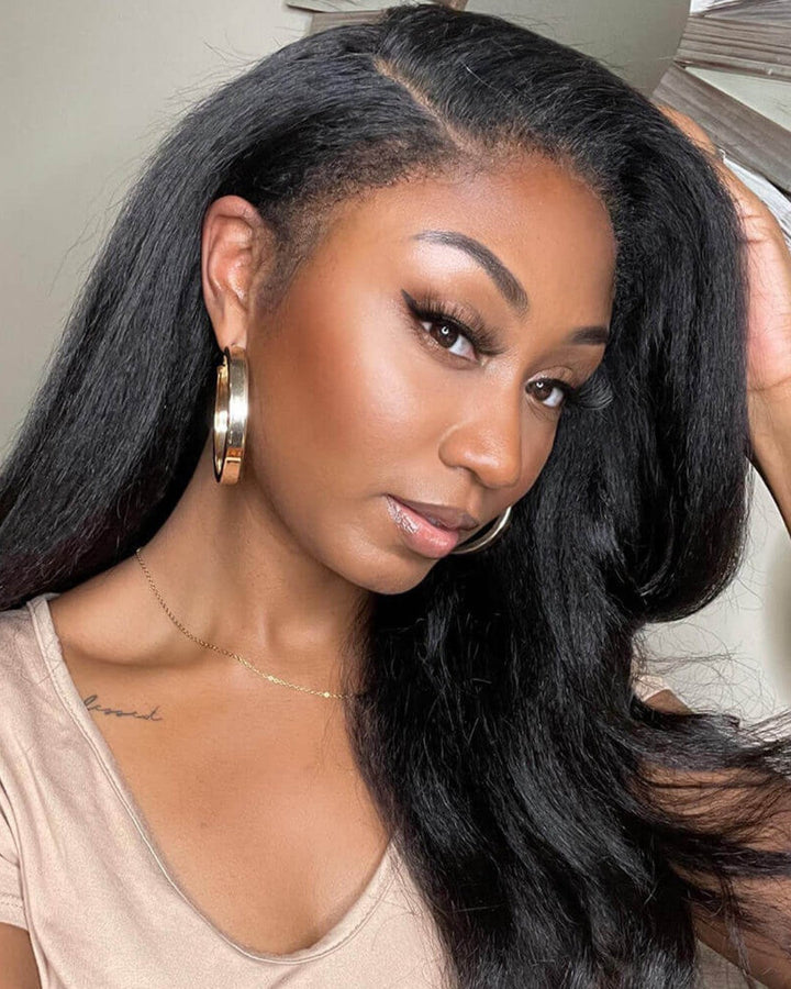 Black HD Lace Wig with Curly Edges – Imani-The Livary