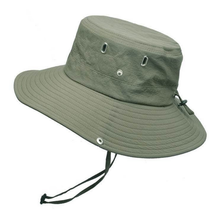 Water-repellent outdoor bucket hat with UV protection – ShieldFlex Pro-Green-The Livary