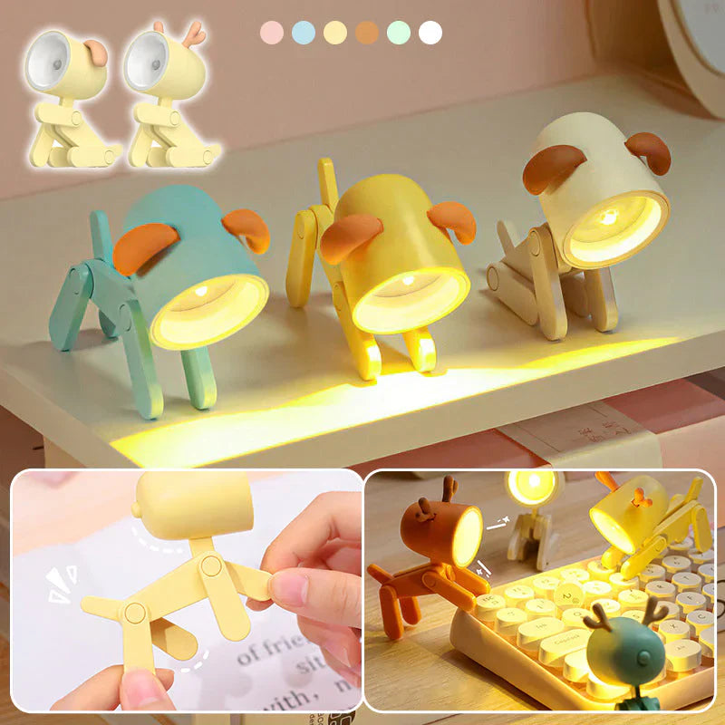 Atmospheric LED Night Light - GlowMini-Dog-Blue-The Livary