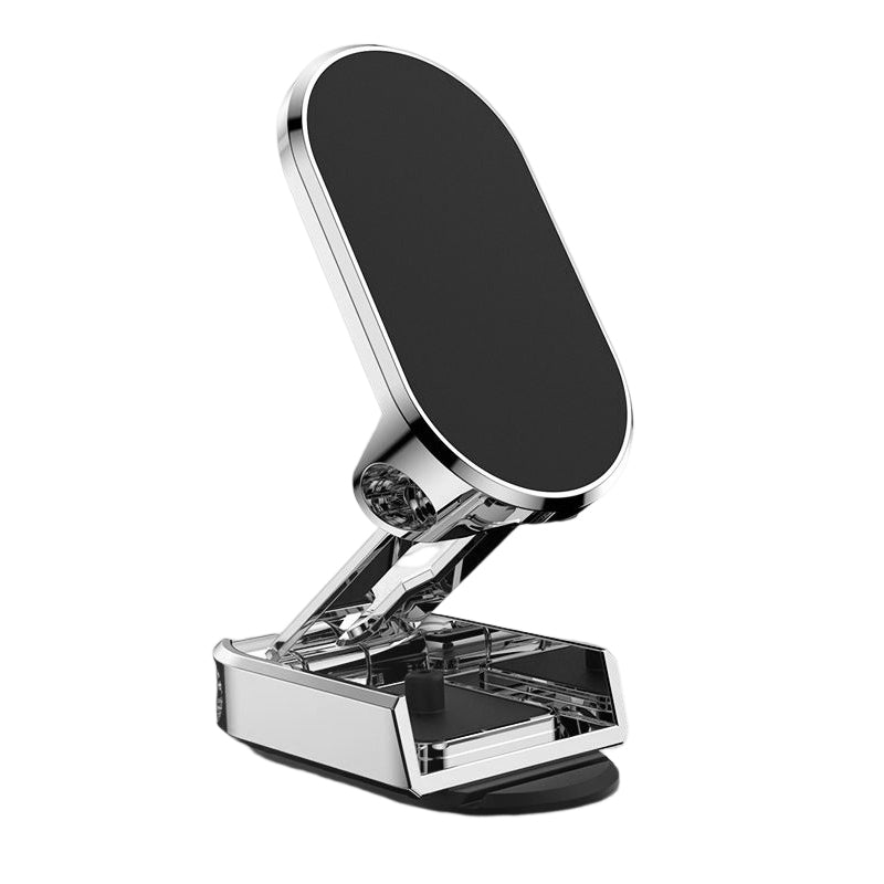 Magnetic Phone Holder for the Car - MagMount Fold-Silver-The Livary