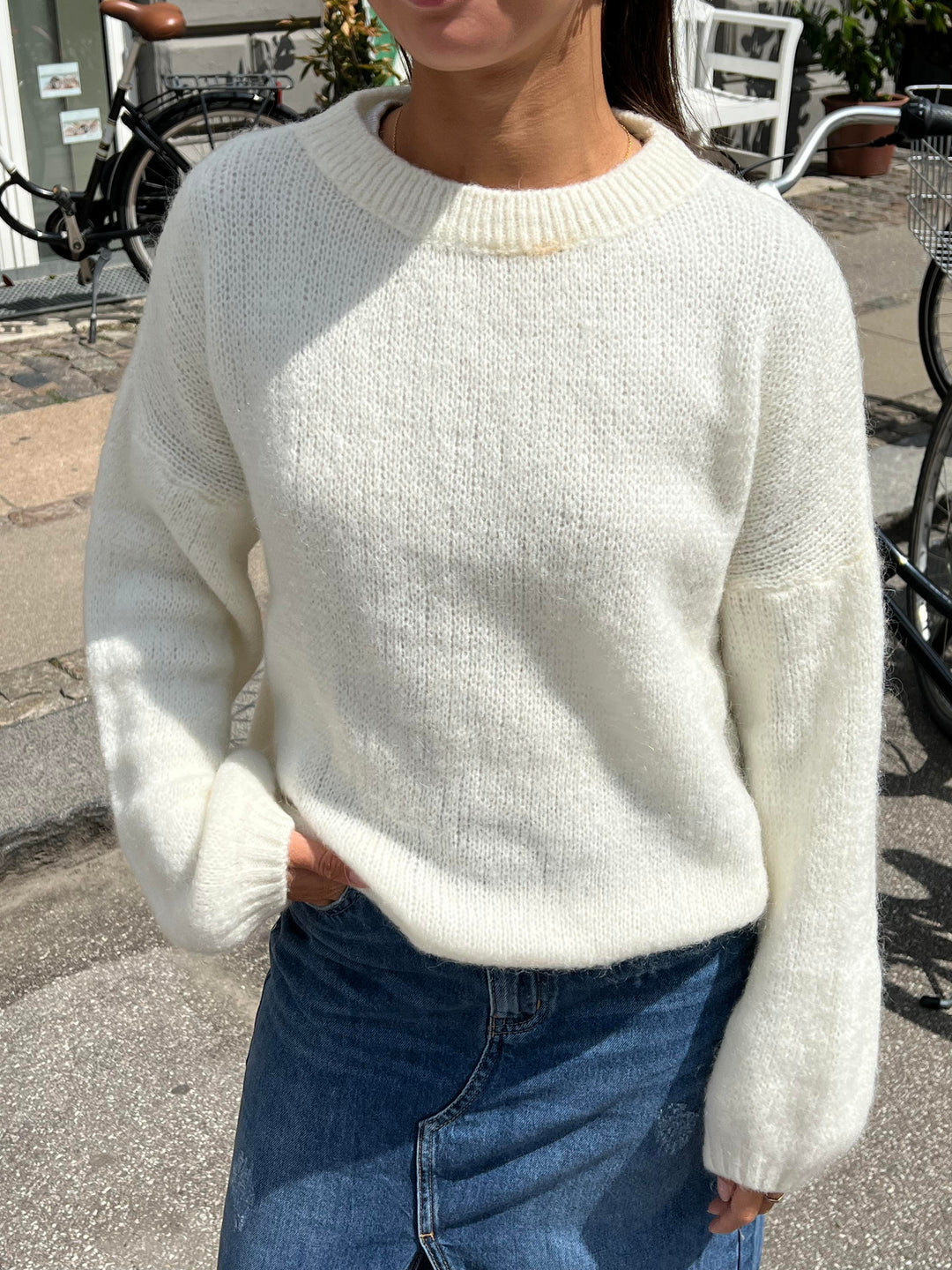 Soft Women's Sweater with Loose Fit - Aurena-Blue-XS/S-The Livary