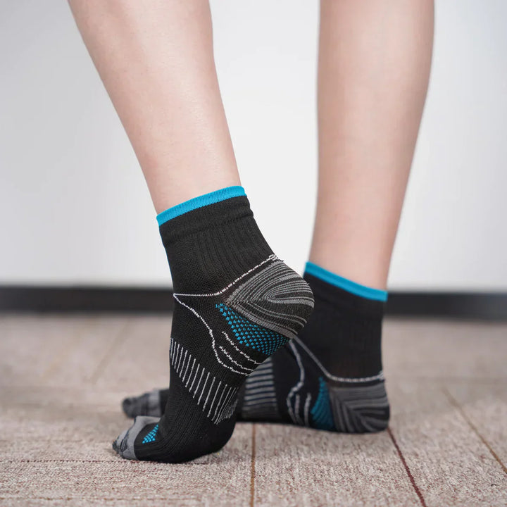Compression socks - TheraSupport-2 pairs black + 2 pairs white-34-39-The Livary