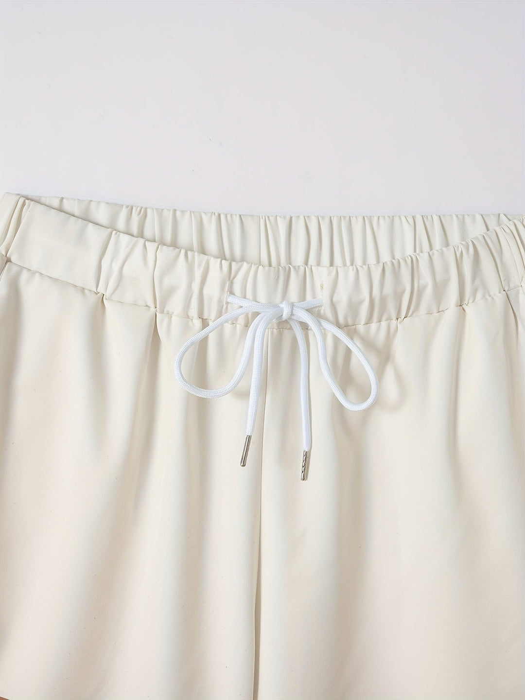 Two-piece set with striped print short-sleeve shirt and shorts - Mateo-Apricot-M-The Livary