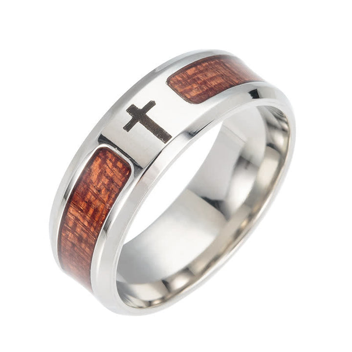 Stylish Tree of Life Ring made of Stainless Steel for Women - Elina-Cross-2.01 in-The Livary