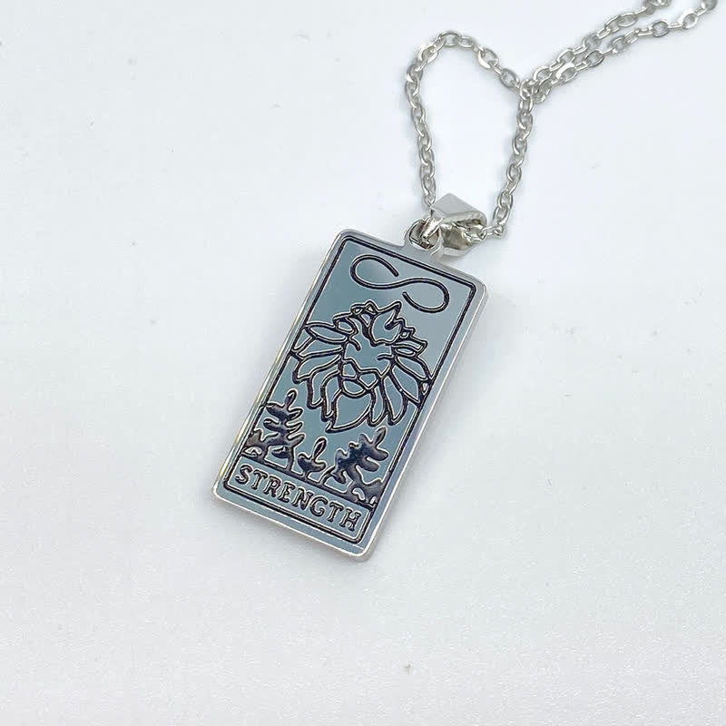 Vintage Tarot Card Lucky Charm - Seraphina-Power-Silver-The Livary