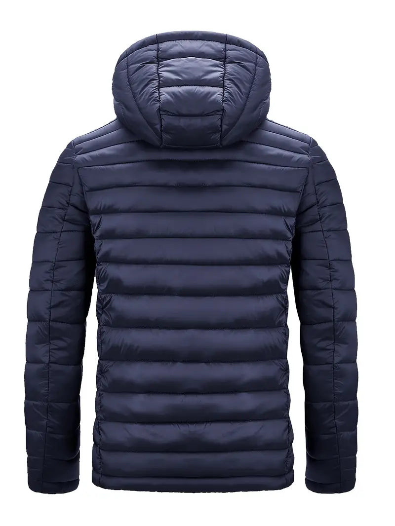 Ladies Winter Puffer Jacket with Hood - Arwen-Black-S-The Livary